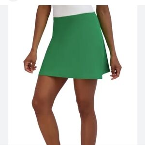 SAGE Collective High Waist Active Skort Pickleball Green Sz S